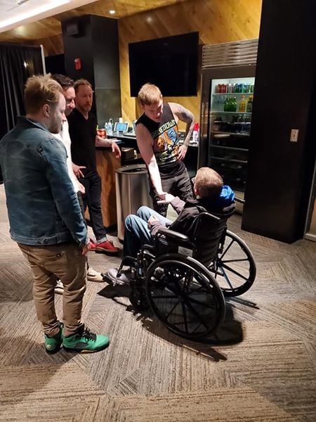Shinedown Grants Zach's Wish - Milwaukee Bucks Arena, March 2019